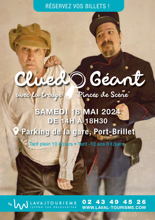 Cluédo Géant 2024 - Laval Tourisme