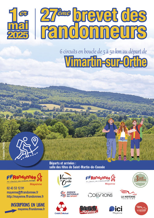 Brevet des randonneurs 2025 - Mayenne