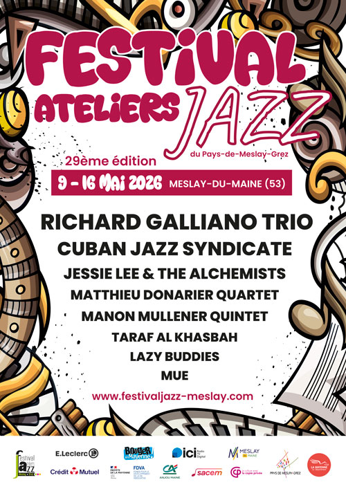 Festival Ateliers Jazz 2026 - Meslay du Maine